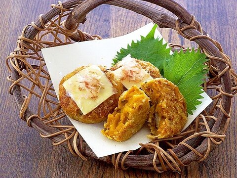 焼肉のたれ「肉どろぼう」でかぼちゃの焼きコロッケ